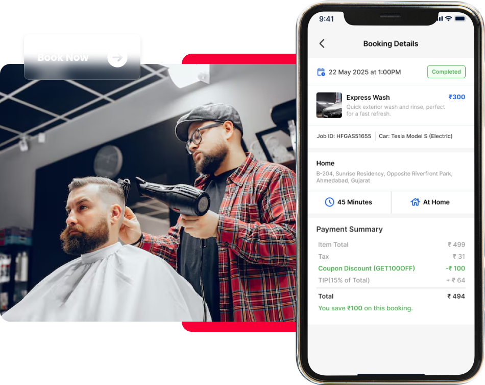 SaaS barber booking software for Barbershop