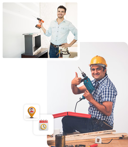 Assign workers to different service areas