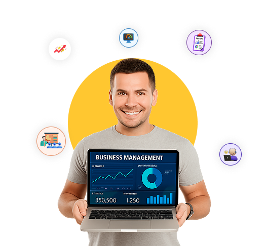 Powerful business management
                                            tools